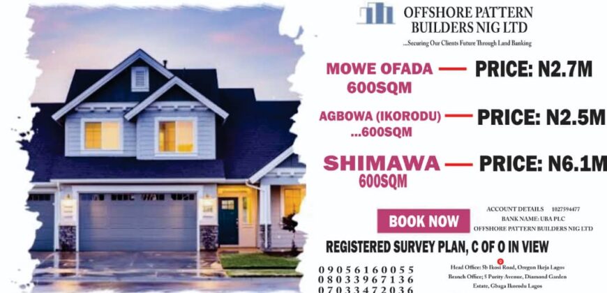 MOWE OFADA, AGBOWA (IKORODU), SHIMAWA